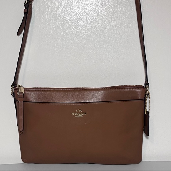 Coach Journal Crossbody in Polished Pebble Leather - Picture 1 of 10